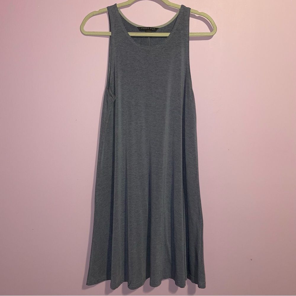 Free Fly Bamboo Flex Shift Dress Women Size L Sustainable Casual Athleisure